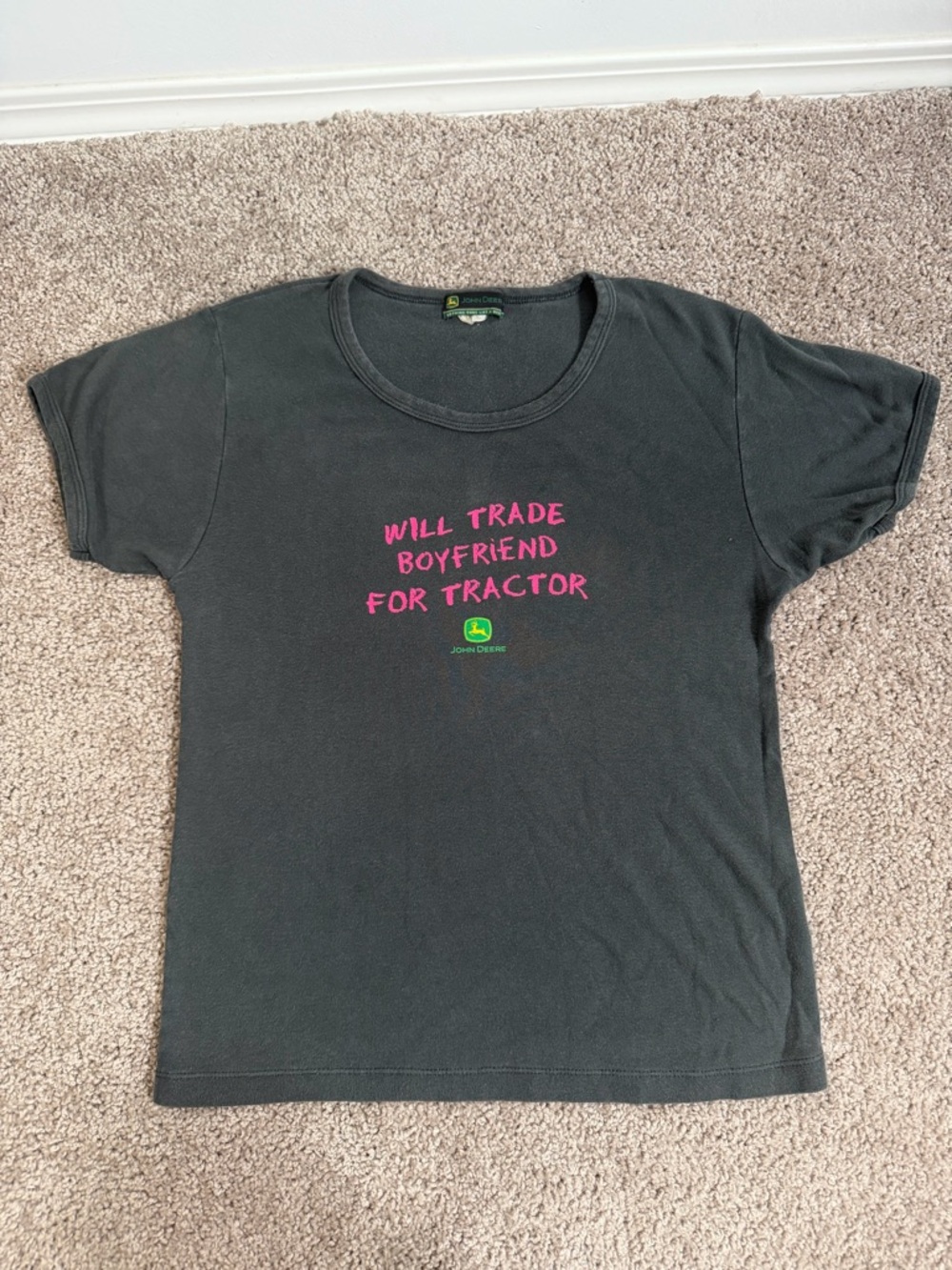 Y2K Sassy John Deere Tee grunge vintage